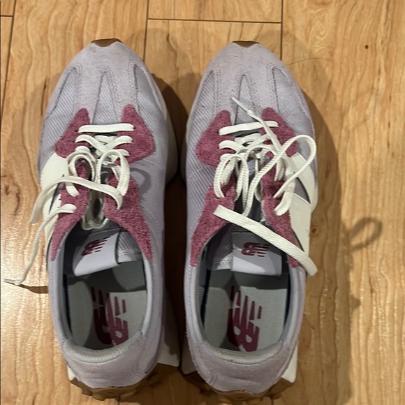 New Balance Purple and White Sneakers - Picture 4 of 7